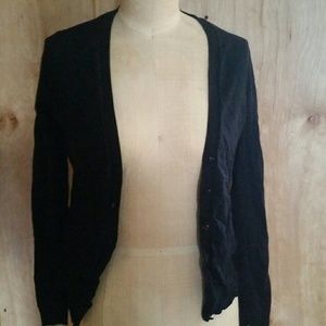 Black cardigan